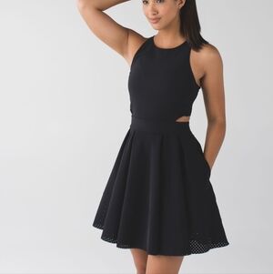 RARE Lululemon Away Dress Black Size 6